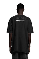 "ACID" Backprint T-Shirt Oversized in Black