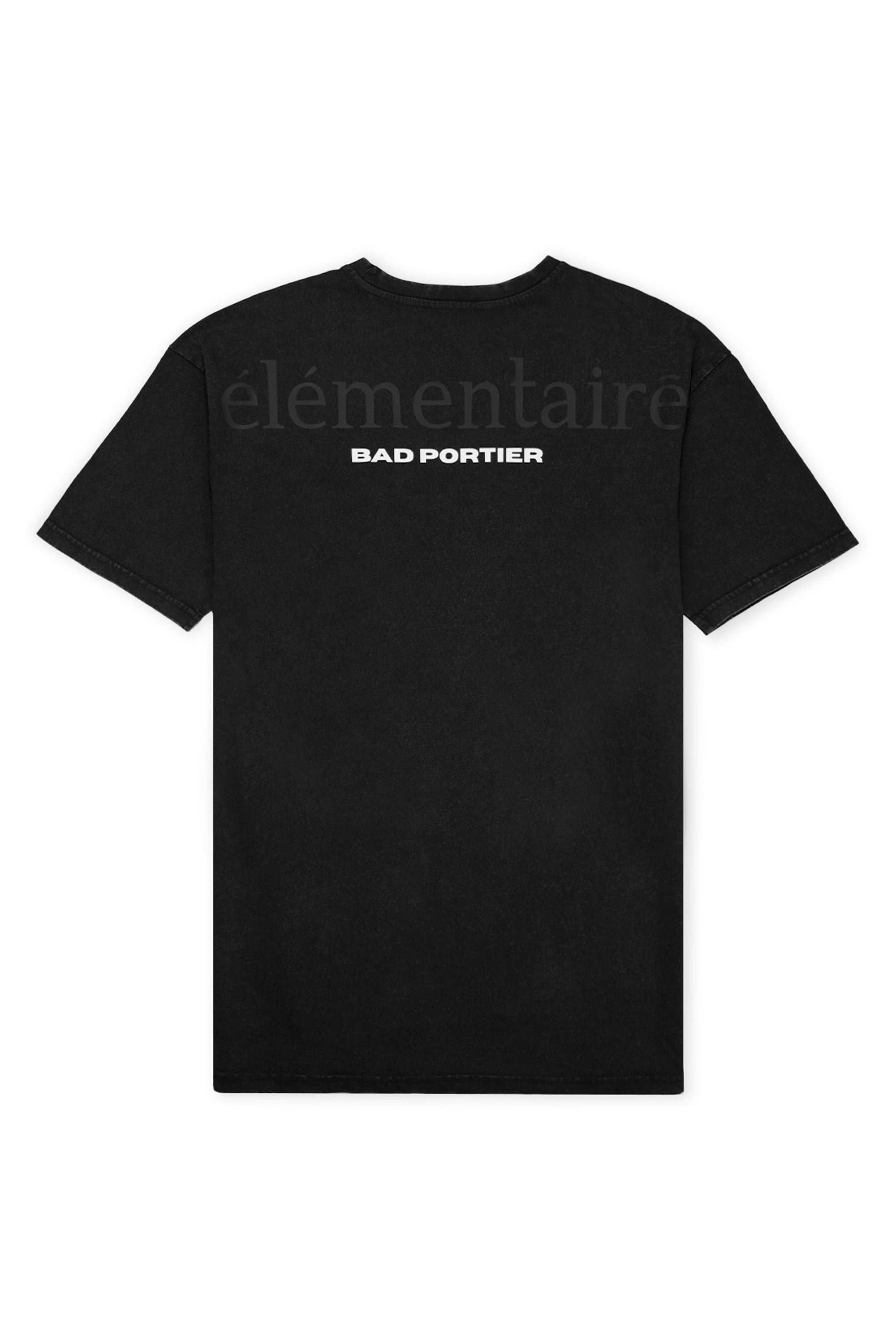 "ACID" Backprint T-Shirt Oversized in Black