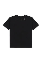 "CLFV" Chain T-Shirt Distressed Heavyweight in Schwarz