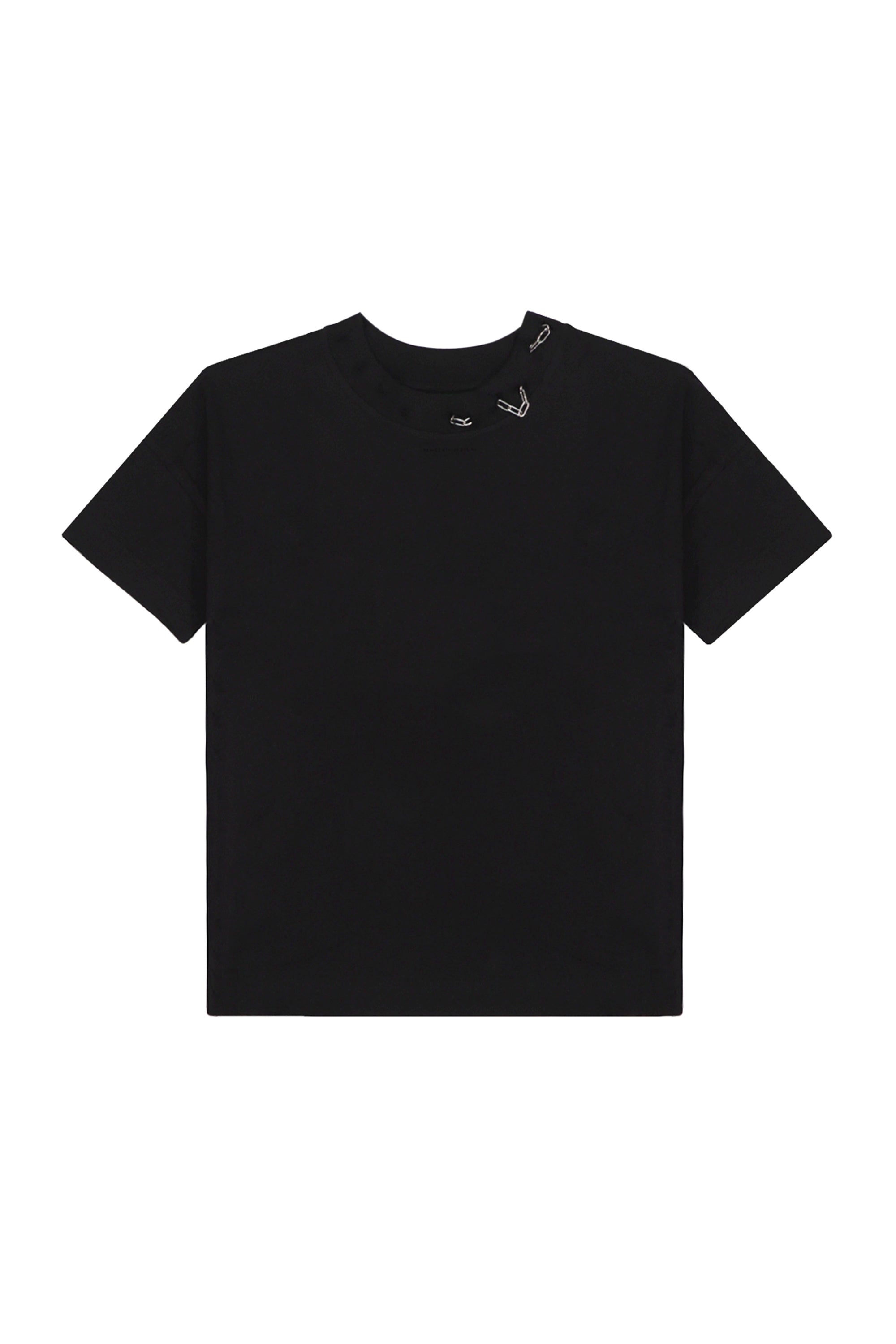"CLFV" Chain T-Shirt Distressed Heavyweight in Schwarz