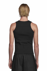 "STERNUM" Tanktop Black Slim Fit
