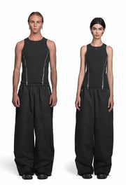 "STERNUM" Tanktop Black Slim Fit
