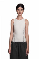 "STERNUM" Tanktop White Slim Fit