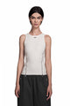 "STERNUM" Tanktop White Slim Fit