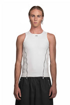 "STERNUM" Tanktop White Slim Fit