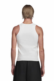 "STERNUM" Tanktop White Slim Fit