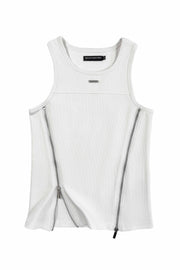 "STERNUM" Tanktop White Slim Fit