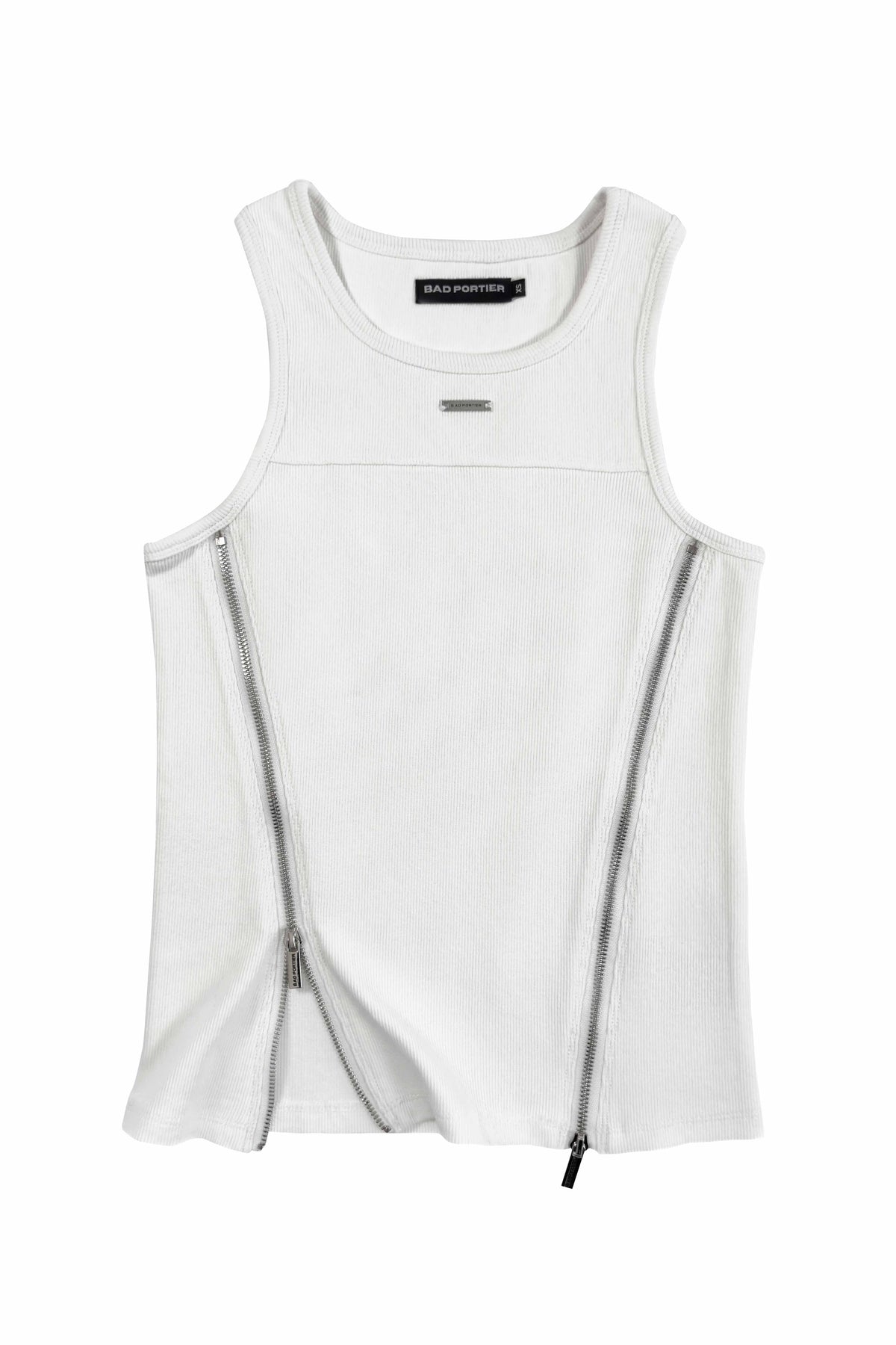 "STERNUM" Tanktop White Slim Fit