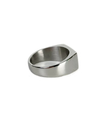 "SIGNATURE" Signet Ring aus Edelstahl mit BP-Monogramm