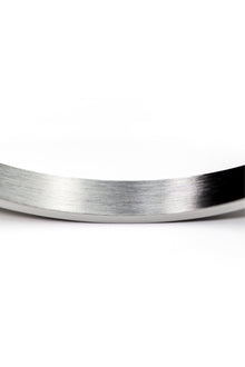 "SIGNATURE" Signet Bangle in Stainless Steel with BP Monogram