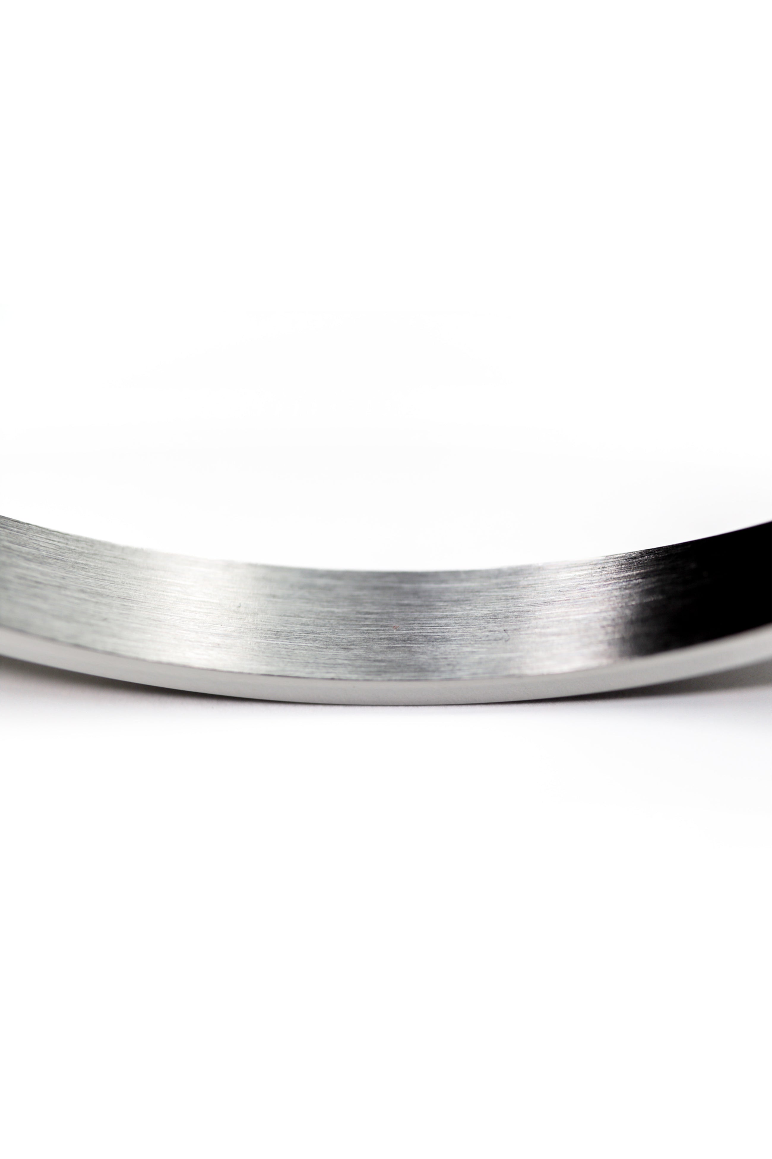 "SIGNATURE" Signet Bangle in Stainless Steel with BP Monogram