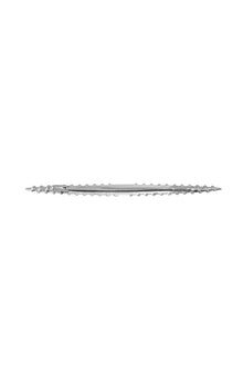 "SCHRAUBE" Sculptural Brooch in Stainless Steel
