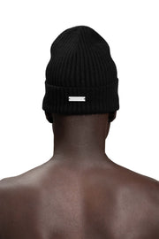 "FROZEN" Reversible Beanie in Schwarz
