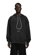 "CROSS" Hoodie Oversized in Black
