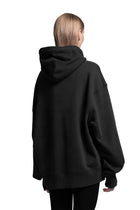 "CROSS" Hoodie Oversized in Black