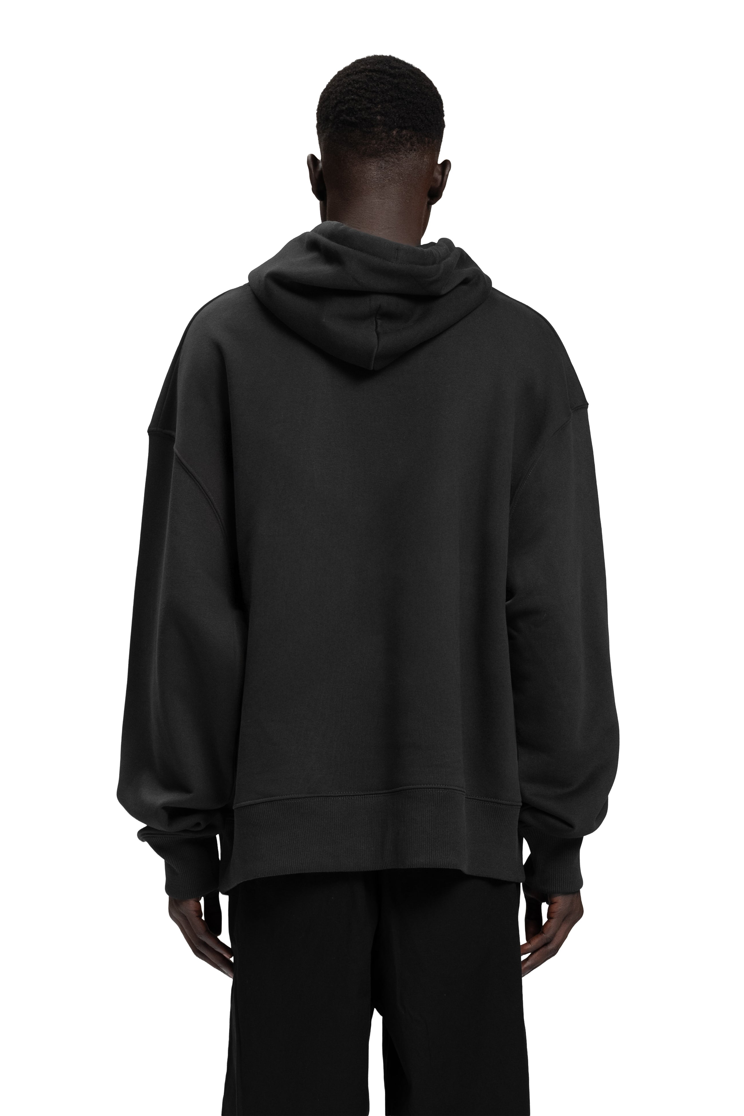 "CROSS" Hoodie Oversized in Black