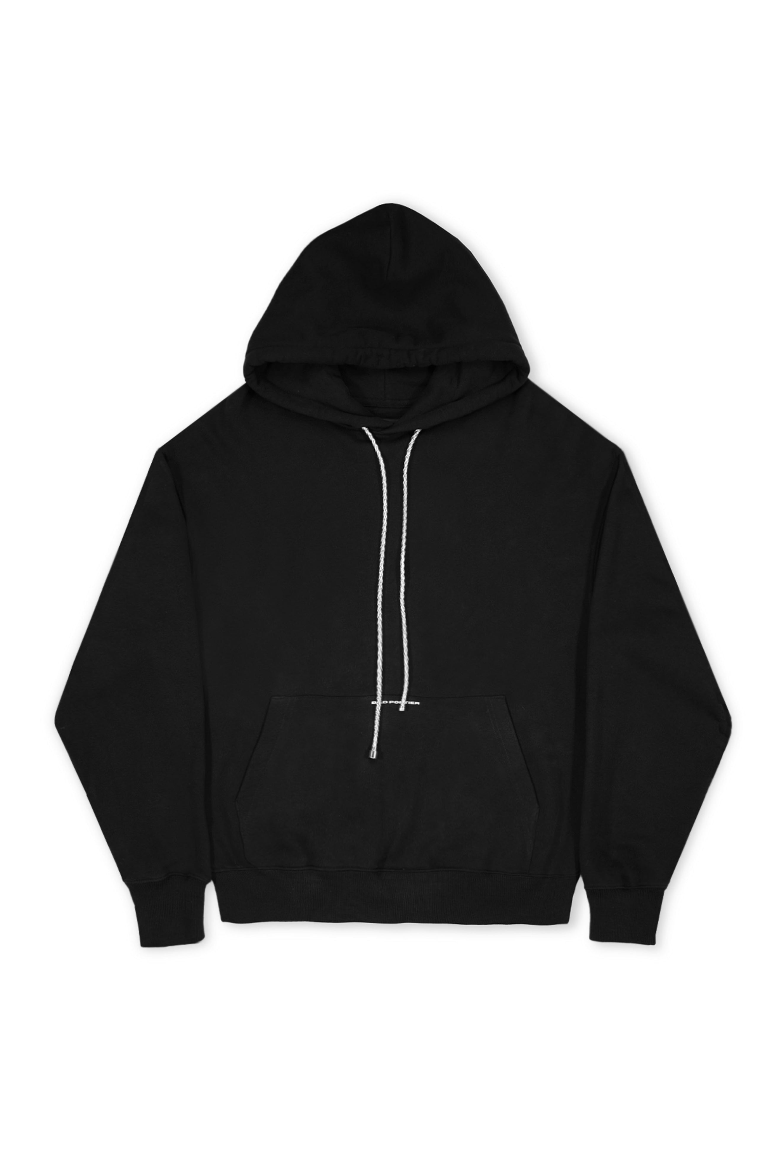 "CROSS" Hoodie Oversized in Black