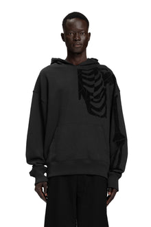 "SKELETON" Hoodie regular Unisex-Passform in Schwarz