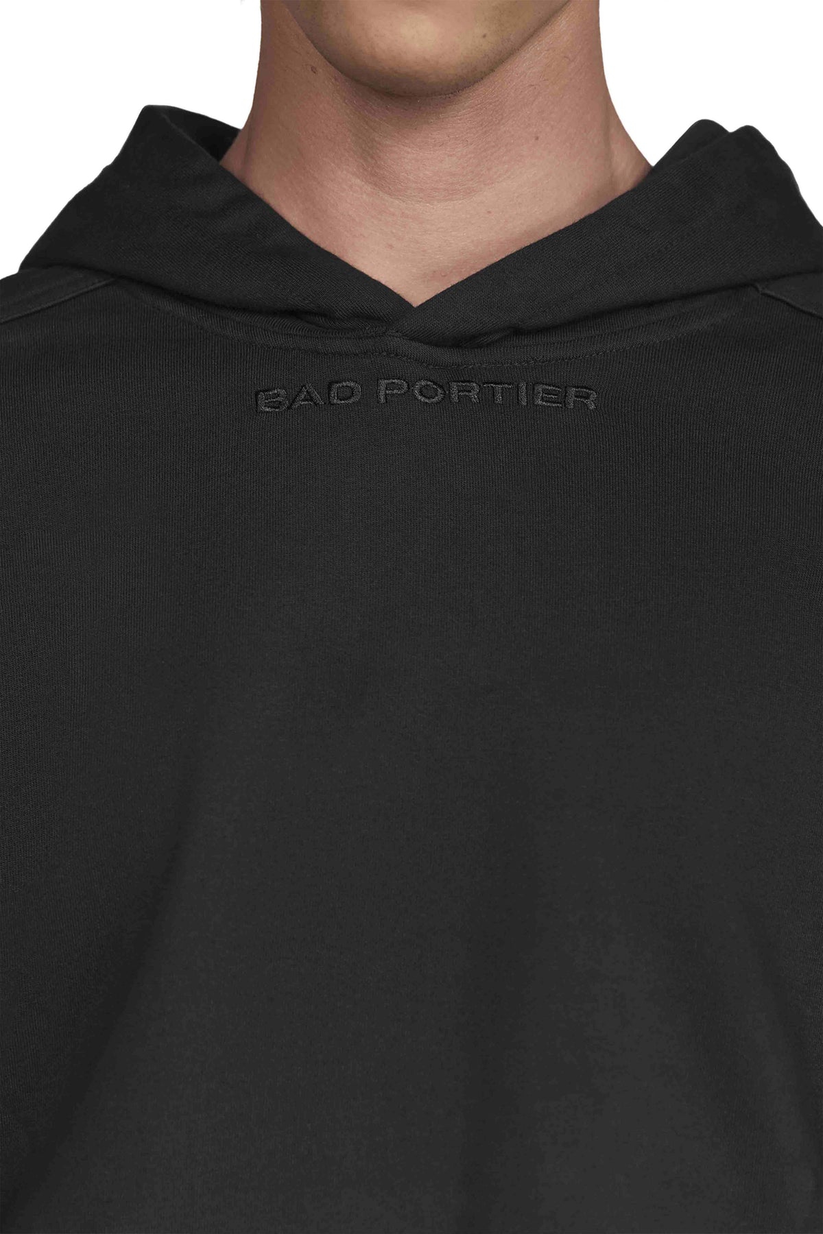 „INCISIO“ Zipper Hoodie Regular Fit in Schwarz