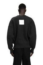 "CYBER ATTACK" Sweater Knit Distressed in Schwarz