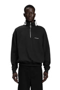 "BAD" Crewneck Sweater relaxed Unisex-Passform in Schwarz