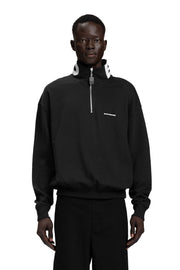 "BAD" Crewneck Sweater relaxed Unisex-Passform in Schwarz