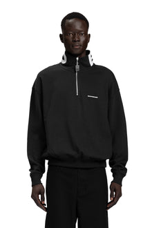 "BAD" Crewneck Sweater relaxed Unisex-Passform in Schwarz