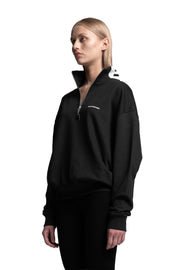 "BAD" Crewneck Sweater relaxed Unisex-Passform in Schwarz