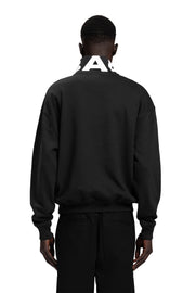 "BAD" Crewneck Sweater relaxed Unisex-Passform in Schwarz