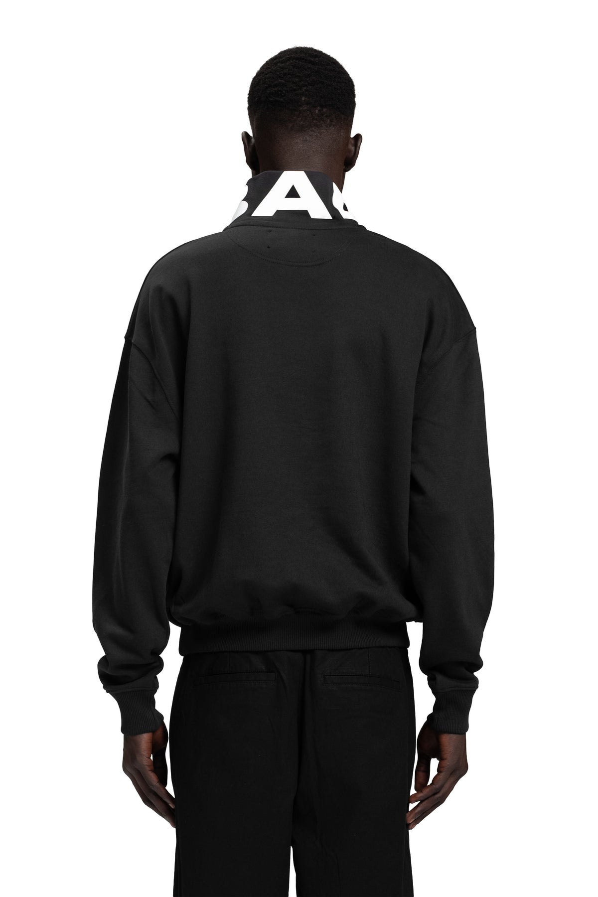 "BAD" Crewneck Sweater relaxed Unisex-Passform in Schwarz