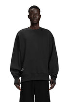 "CUTTED CUFFS" Sweater Distressed in Schwarz