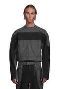 "ARMATURA" Denim Jacket Cropped Fit in Black/Grey