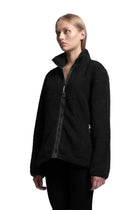 "TWILL BRUSHED" Zipper Overshirt Regular Fit in Black
