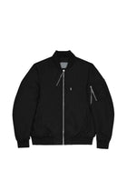 "UNIQUE PERSPECTIVES" Bomberjacke mit Graffiti-Backprint in Schwarz