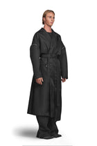 "SPINA" Transformable Coat in Schwarz