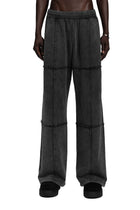 "WIDE LEG" Jogger oversized Unisex-Passform in Washed Grey