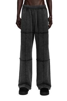 "WIDE LEG" Jogger oversized Unisex-Passform in Washed Grey