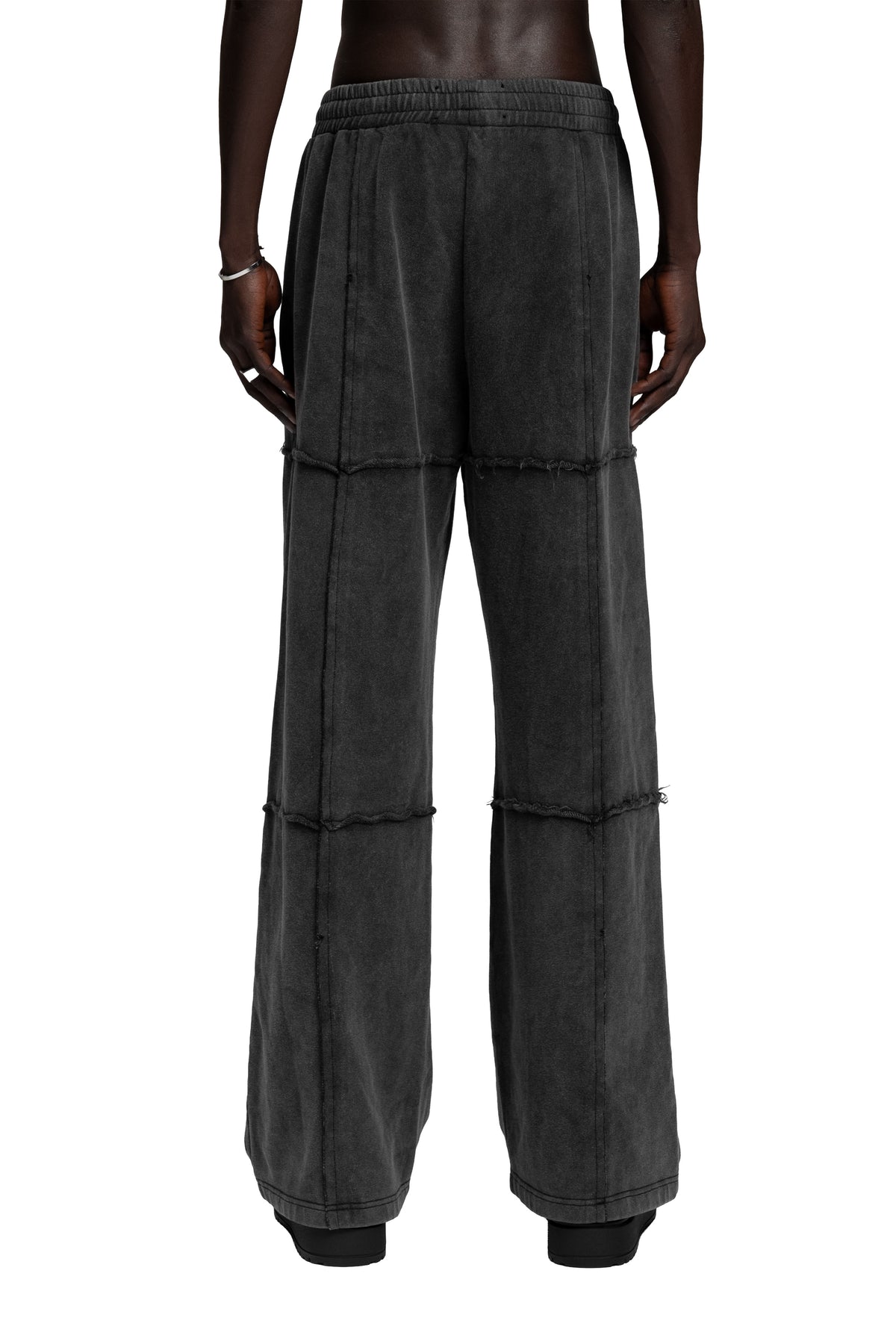"WIDE LEG" Jogger oversized Unisex-Passform in Washed Grey