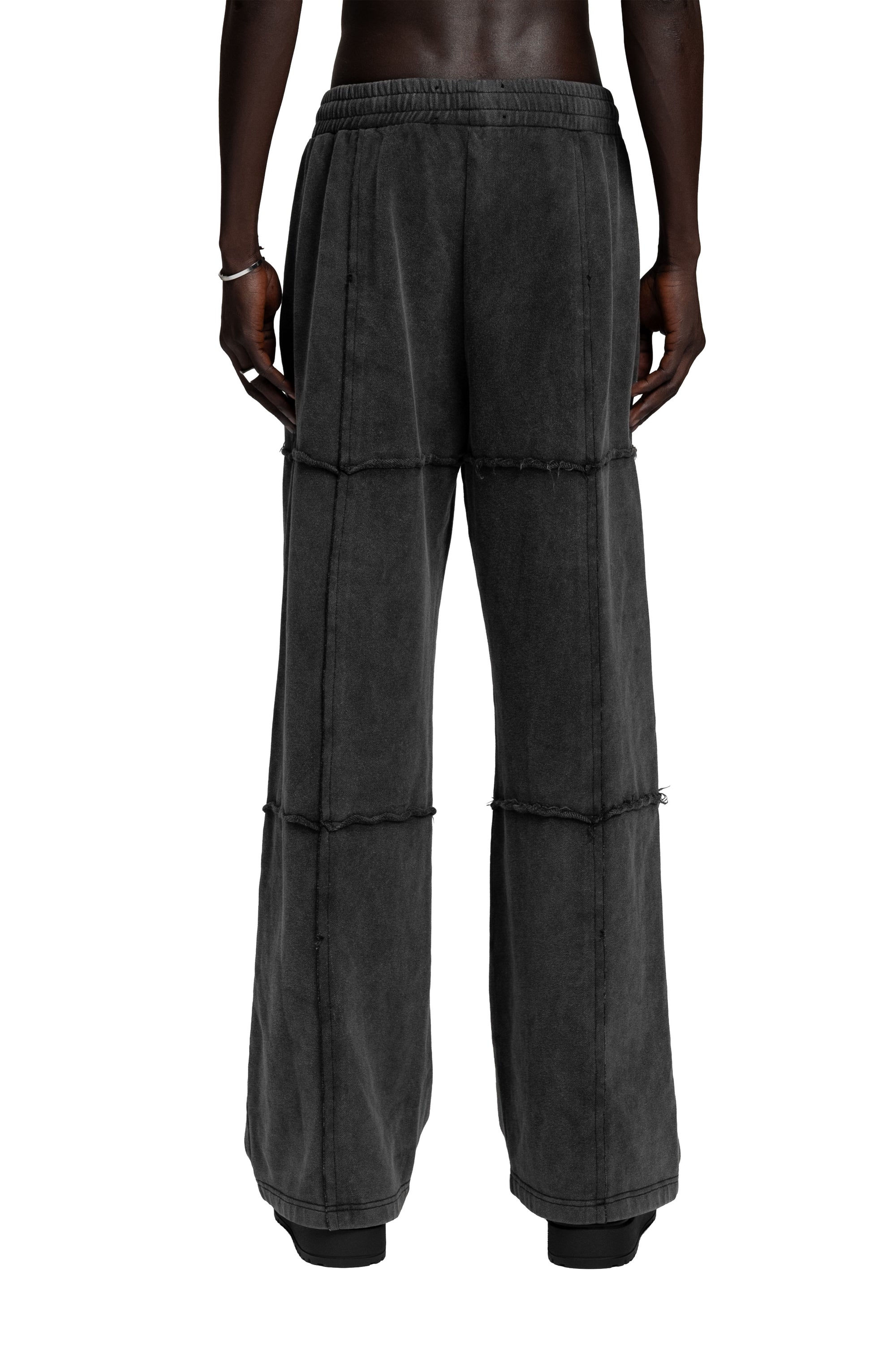 "WIDE LEG" Jogger oversized Unisex-Passform in Washed Grey