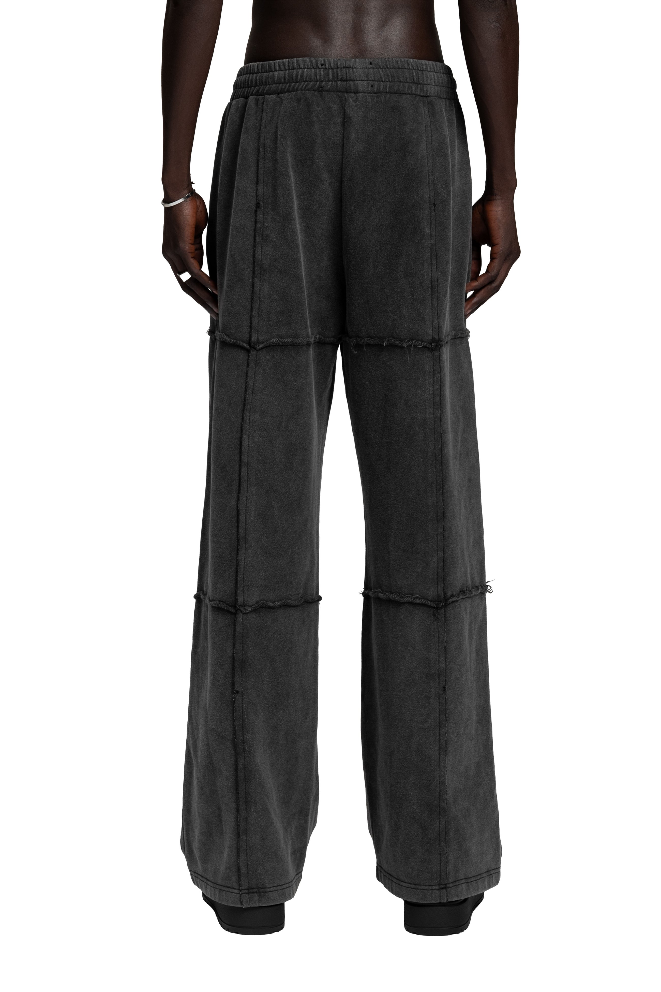 "WIDE LEG" Jogger oversized Unisex-Passform in Washed Grey