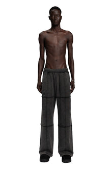 "WIDE LEG" Jogger oversized Unisex-Passform in Washed Grey