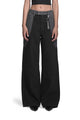 "ARMATURA" Denim Hose Mid Waist in Schwarz/Grau