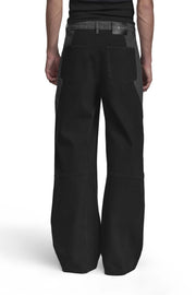 "ARMATURA" Denim Hose Mid Waist in Schwarz/Grau