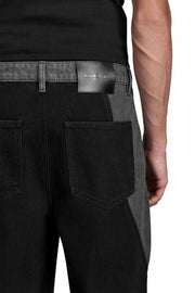 "ARMATURA" Denim Hose Mid Waist in Schwarz/Grau