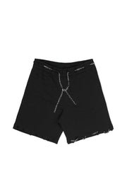 "CLFV" Chain Shorts Distressed Heavyweight in Schwarz