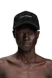 "VELOURS" Logo Cap in Schwarz