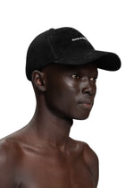 "VELOURS" Logo Cap in Schwarz