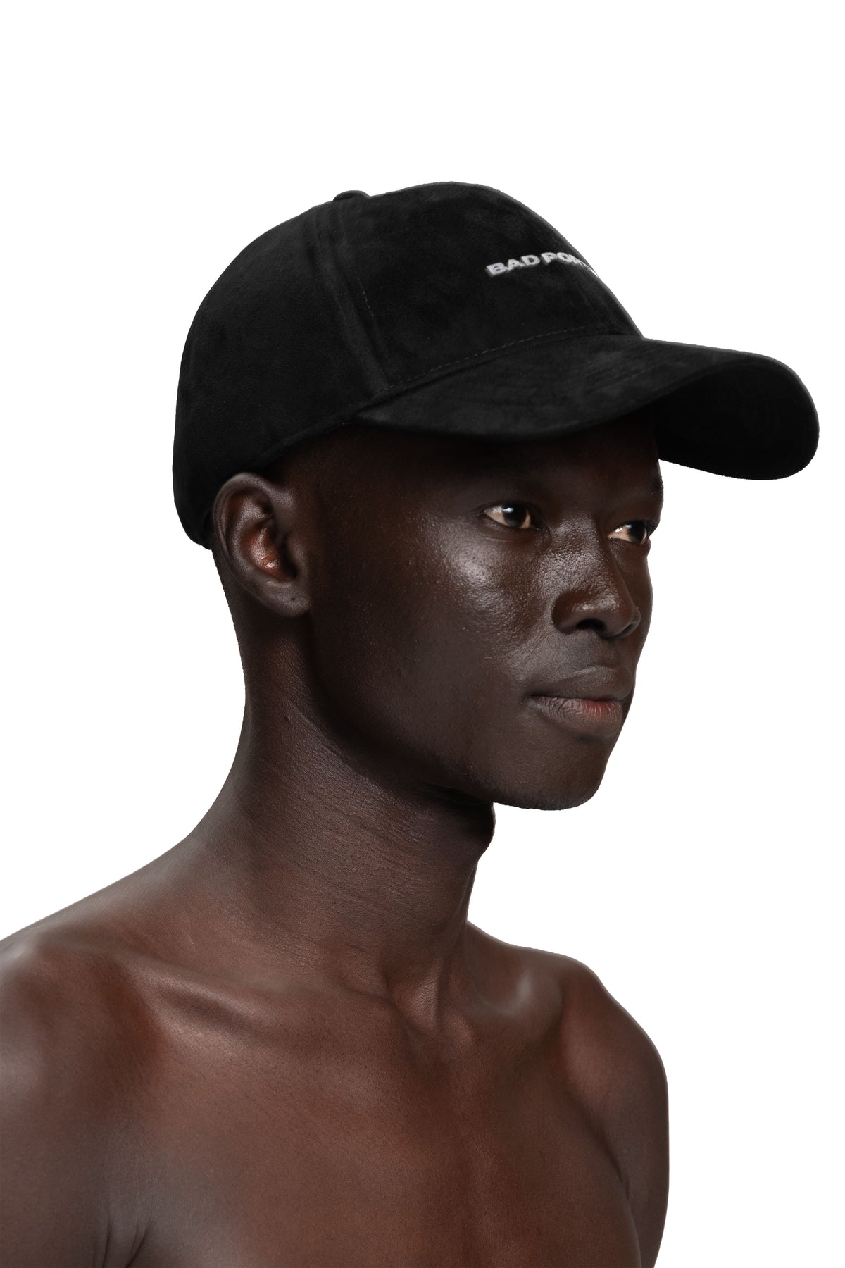 "VELOURS" Logo Cap in Schwarz