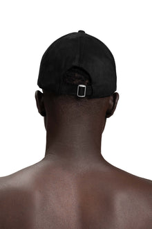 "VELOURS" Logo Cap in Schwarz