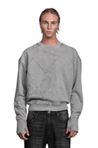„LINEA“ Grey Sweater Regular in Grau